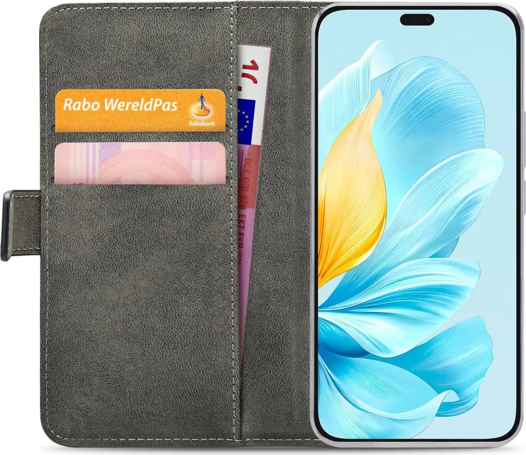Mobilize Classic Gelly Wallet Bookcase Honor 200 Lite - Zwart