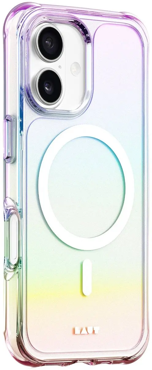 Laut Aero Holo iPhone 17 Hoes - Parel/Transparant
