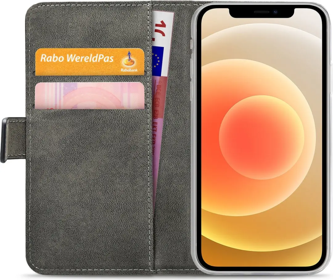 Mobilize Classic Gelly Wallet iPhone 12/12 Pro - Zwart MOB-CGWBCB-IPH1261