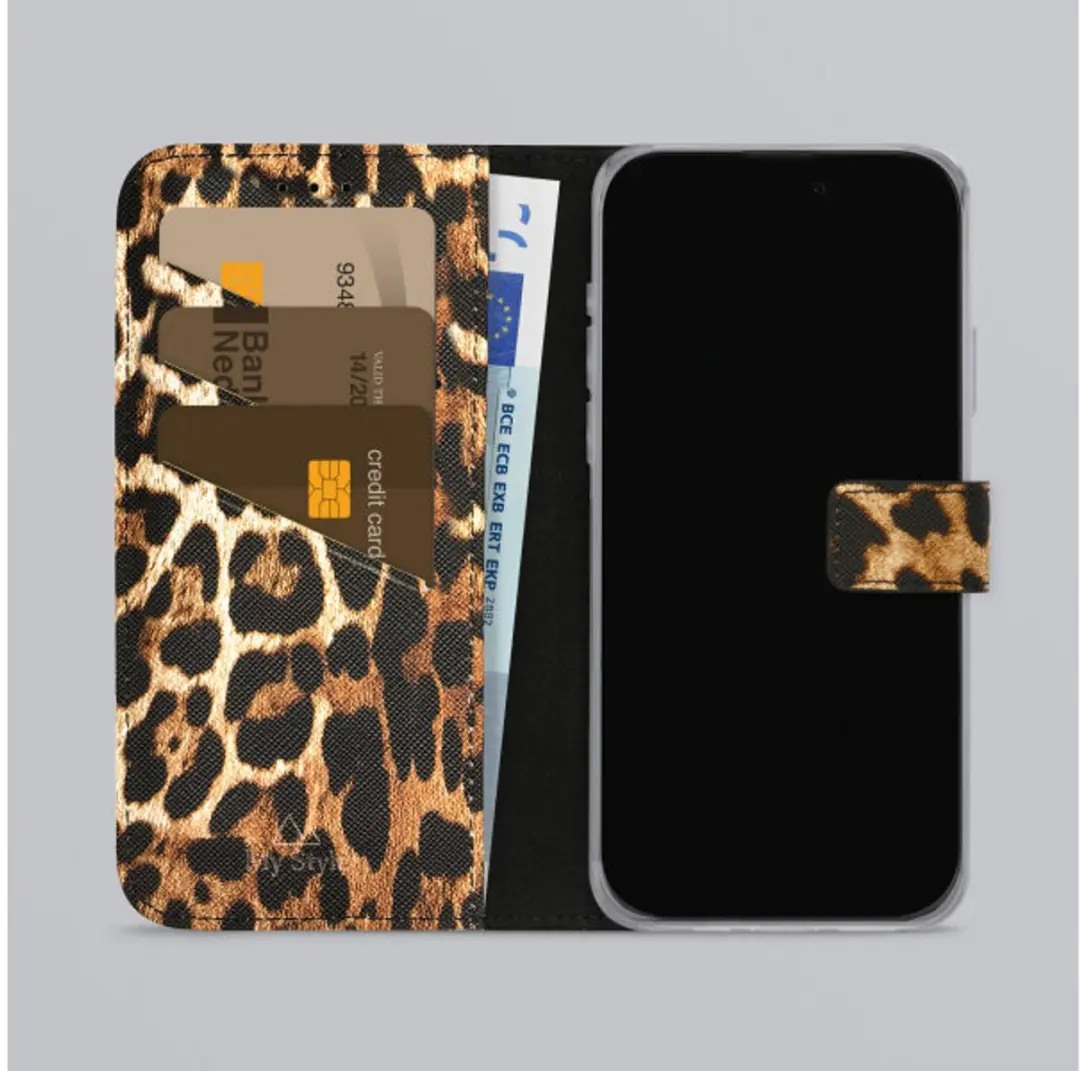 My Style iPhone 17 Flex Wallet Bookcase Hoesje - Bruin MSFWLTI17WL