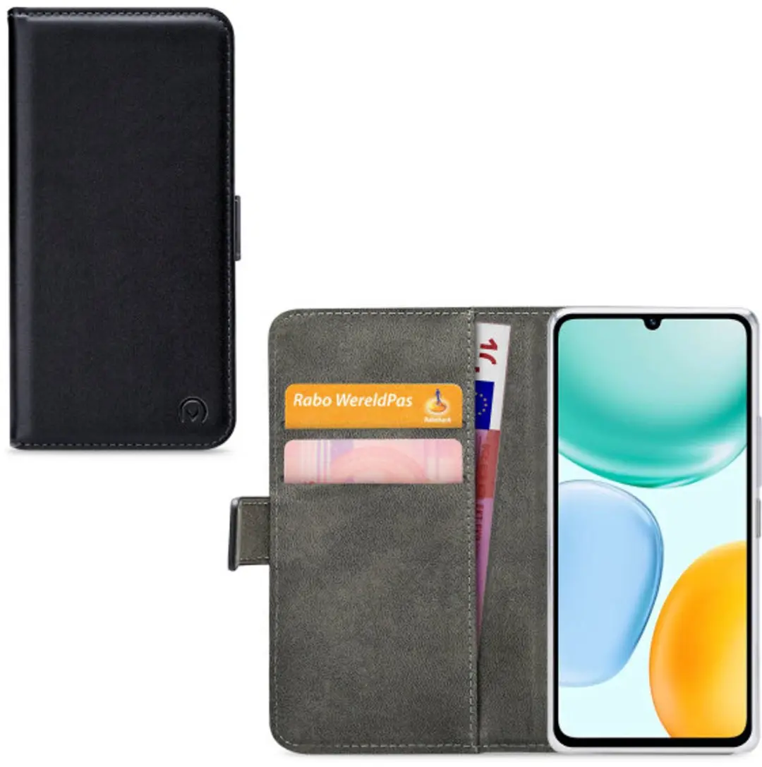 Mobilize Classic Gelly Wallet Book Case Honor X5C Plus - 2 Pasjes - Zwart