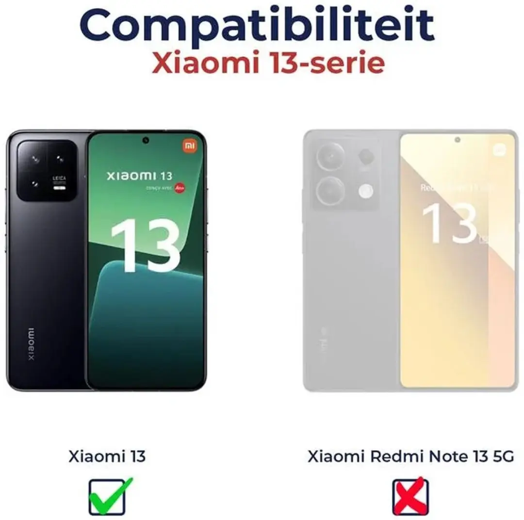 Imak Xiaomi 13 Lensbeschermer + Lenshoes - Transparant