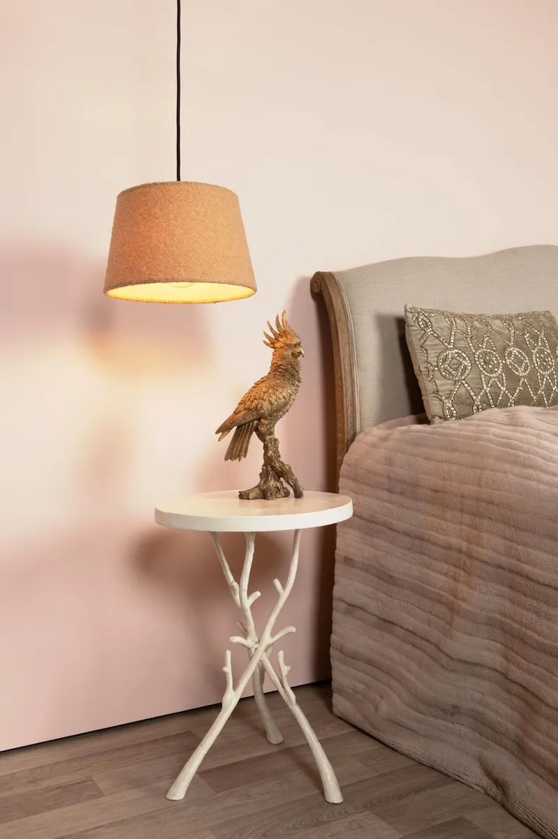 Lucide Woolly Hanglamp Ø28cm - Okergeel