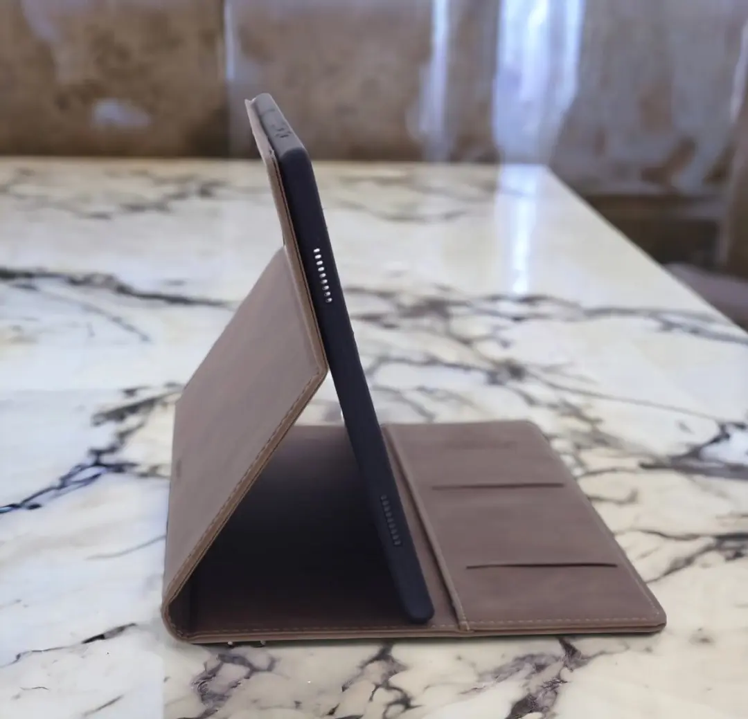 Caseme Bookcase Hoesje Samsung Galaxy Tab A7 Lite - Lichtbruin