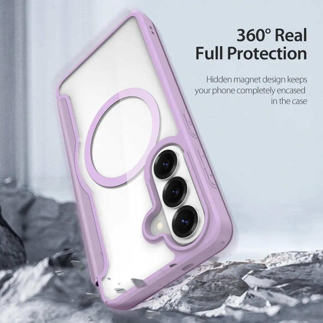 Dux Ducis Skin X Pro Book Case S26 - MagSafe - Lavendel