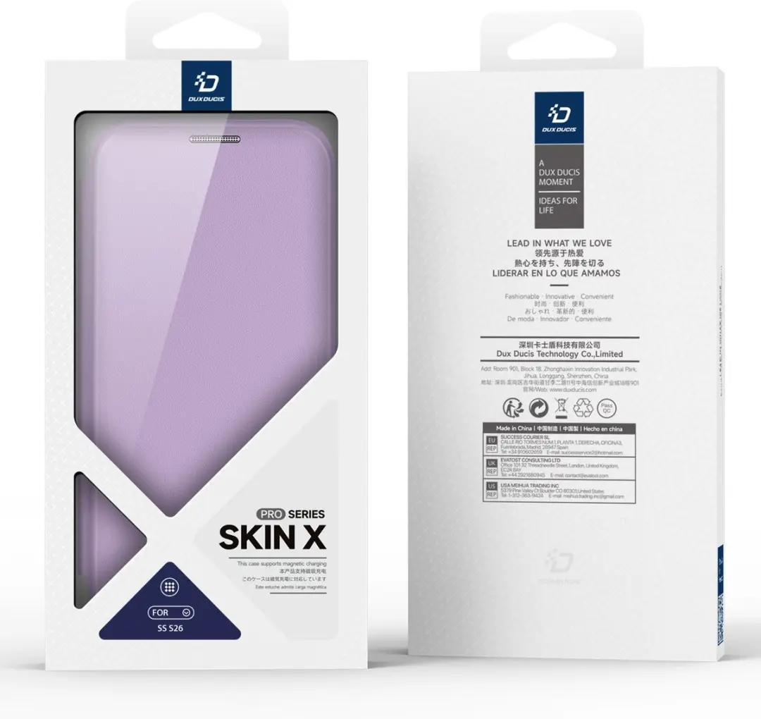 Dux Ducis Skin X Pro Book Case S26 - MagSafe - Lavendel