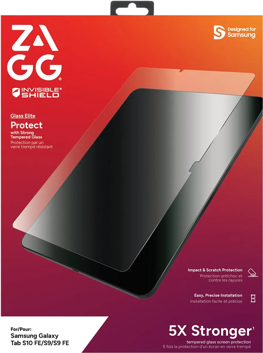 ZAGG InvisibleShield 200118310 Glasbeschermer - Samsung Galaxy Tab S9/S10 FE - Transparant