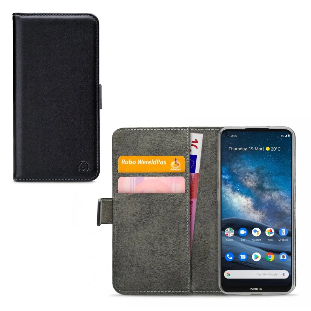 Mobilize Classic Gelly Wallet Bookcase Nokia 8.3 - Zwart