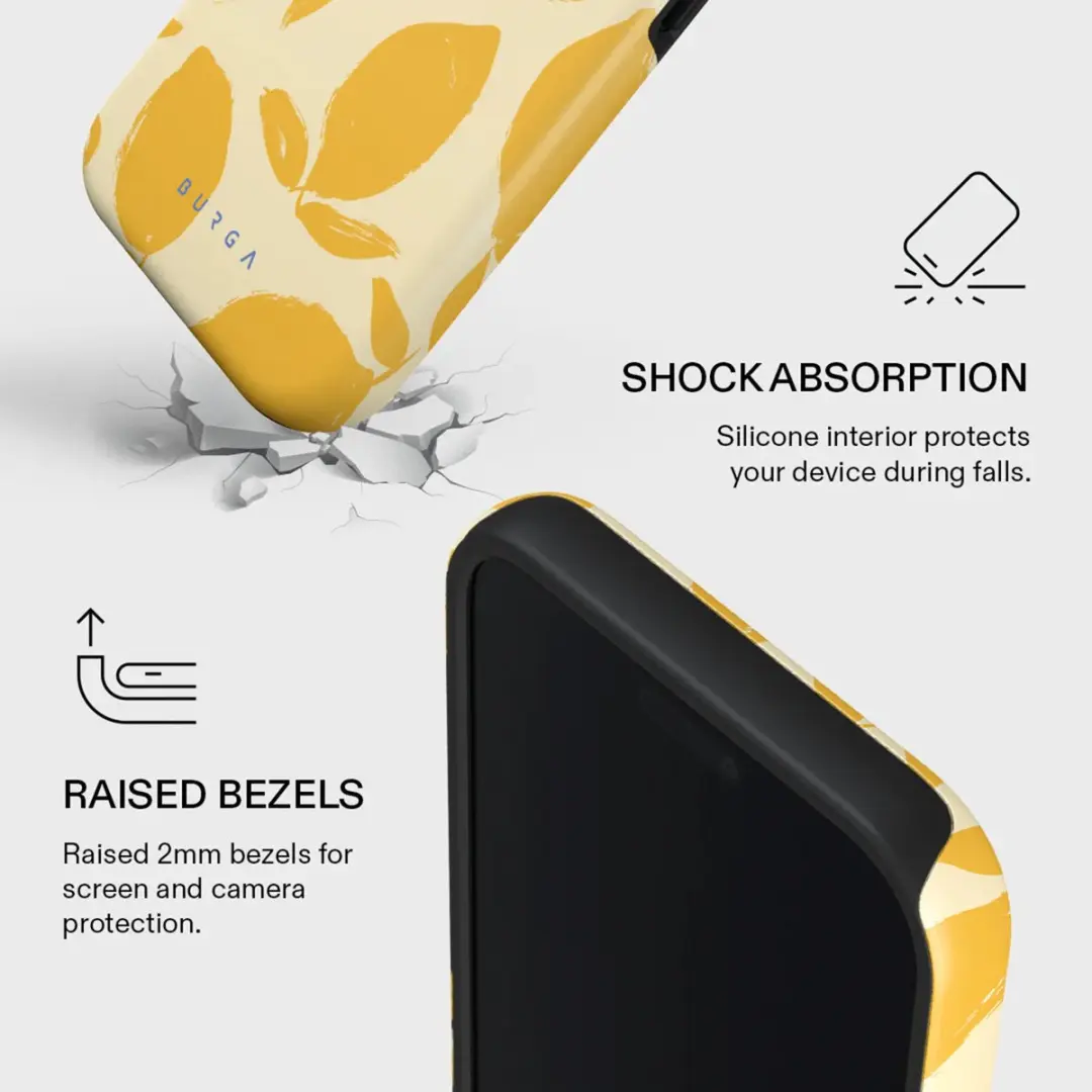 Burga Tough MagSafe Hoesje iPhone 17 Pro - Lemon Tart