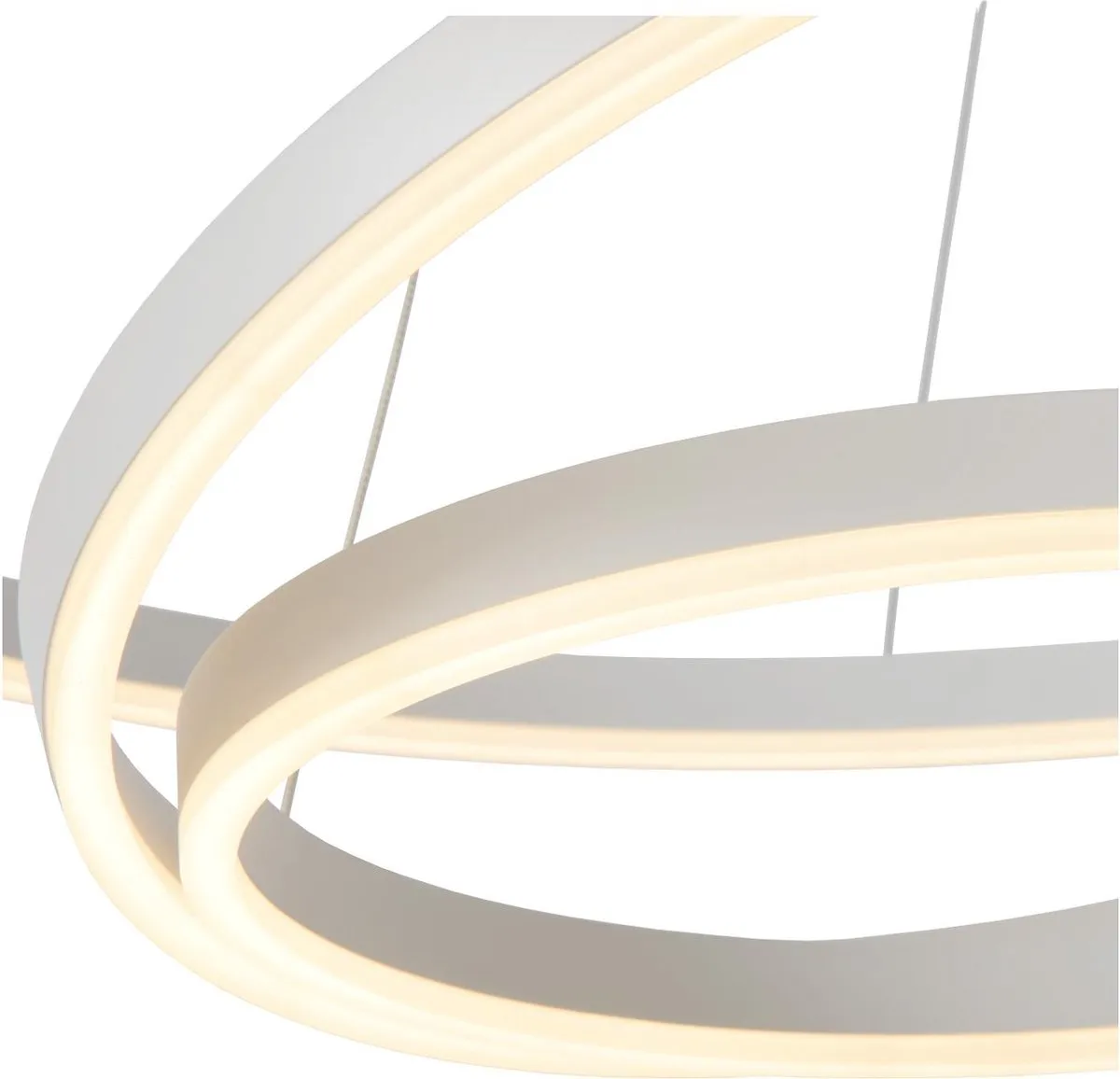 Lucide TRINITI - Hanglamp - Ø 80 cm - LED Dimbaar - 3000K - Wit