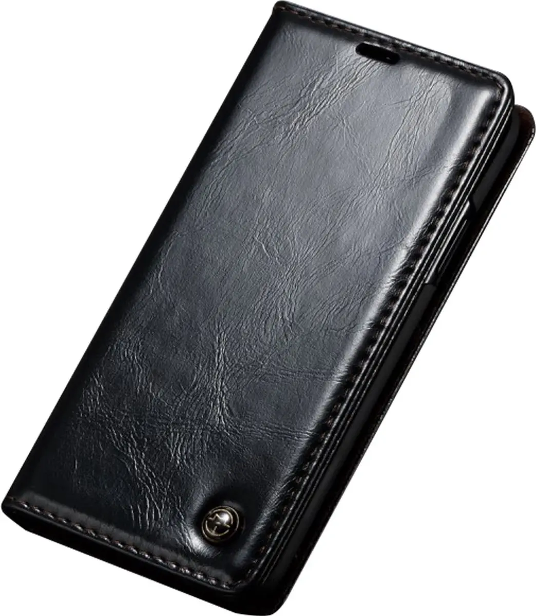 Caseme Oil Wallet Lederen Case iPhone X