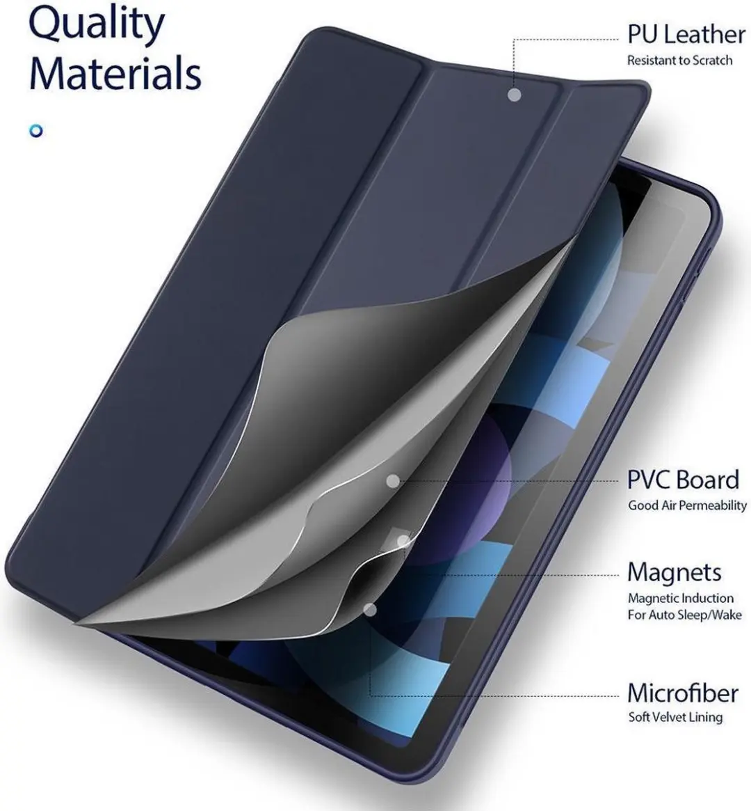 Dux Ducis Osom Series Hoes iPad Air 10.9" - Blauw