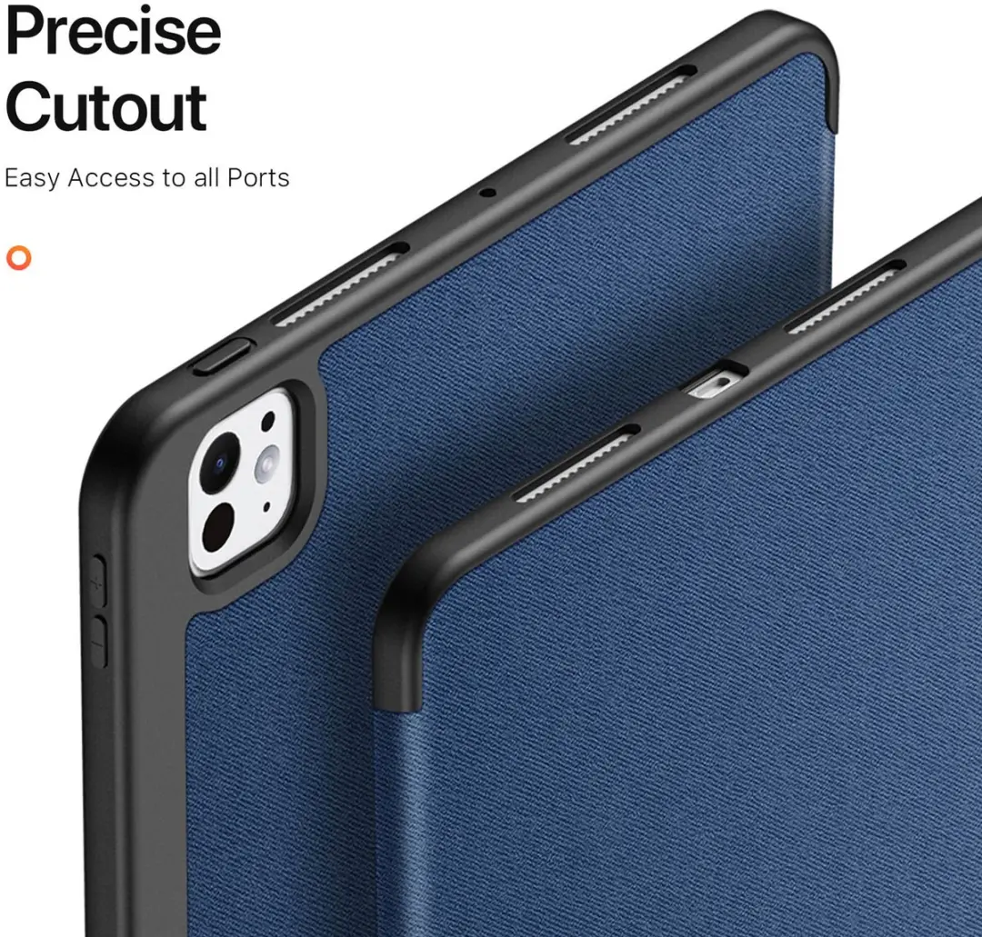 Dux Ducis SH00075527 Tablethoes - Apple iPad Pro 11 2024/2025 - Donkerblauw