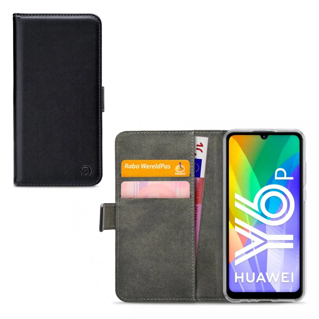 Mobilize Classic Gelly Wallet Bookcase Portemonnee Huawei Y6p - 4 Pasjes - Zwart