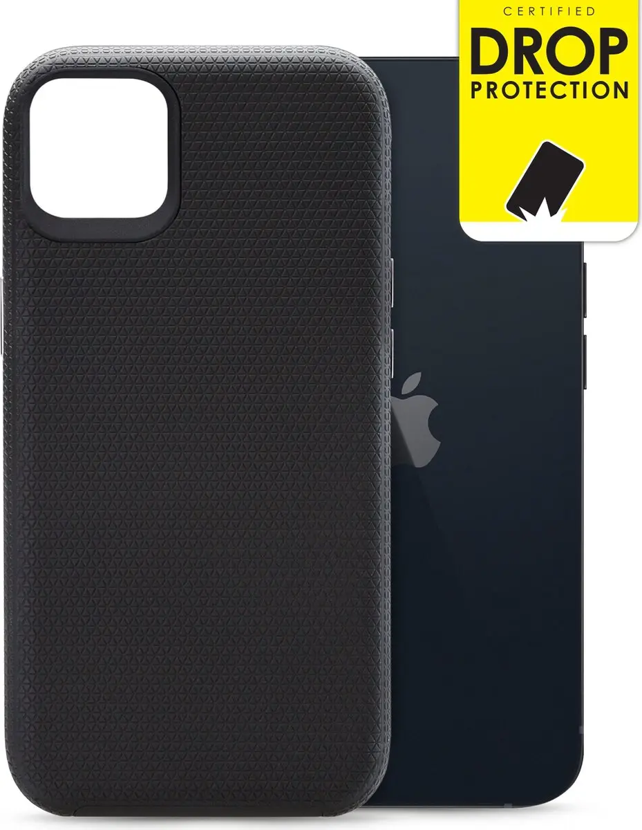 My Style iPhone 13 Mini Hoesje MSTCS1049 - Schokbestendig - Zwart
