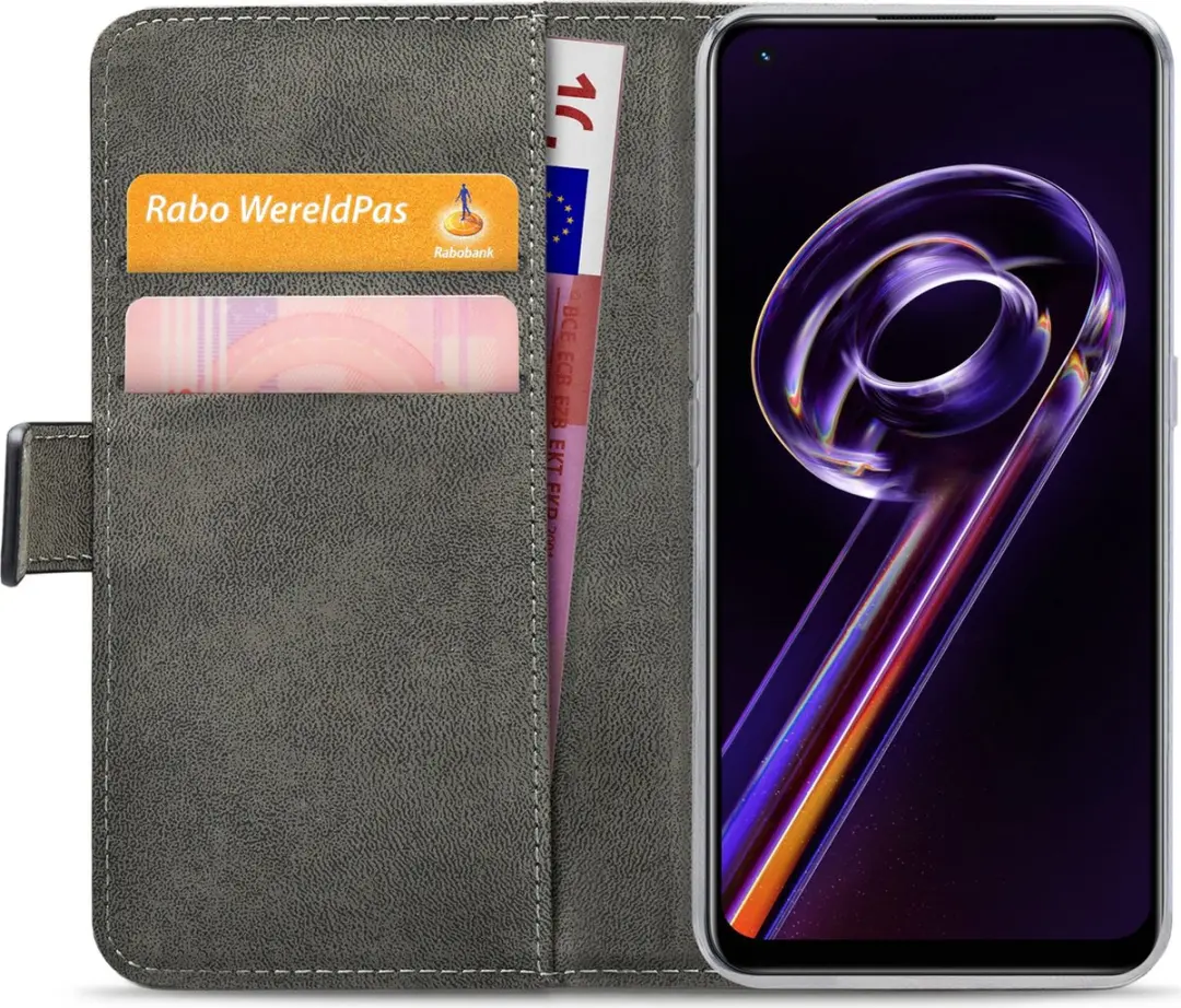 Mobilize Classic Gelly Wallet Bookcase Realme 9 Pro+ - Pasjeshouder - Zwart