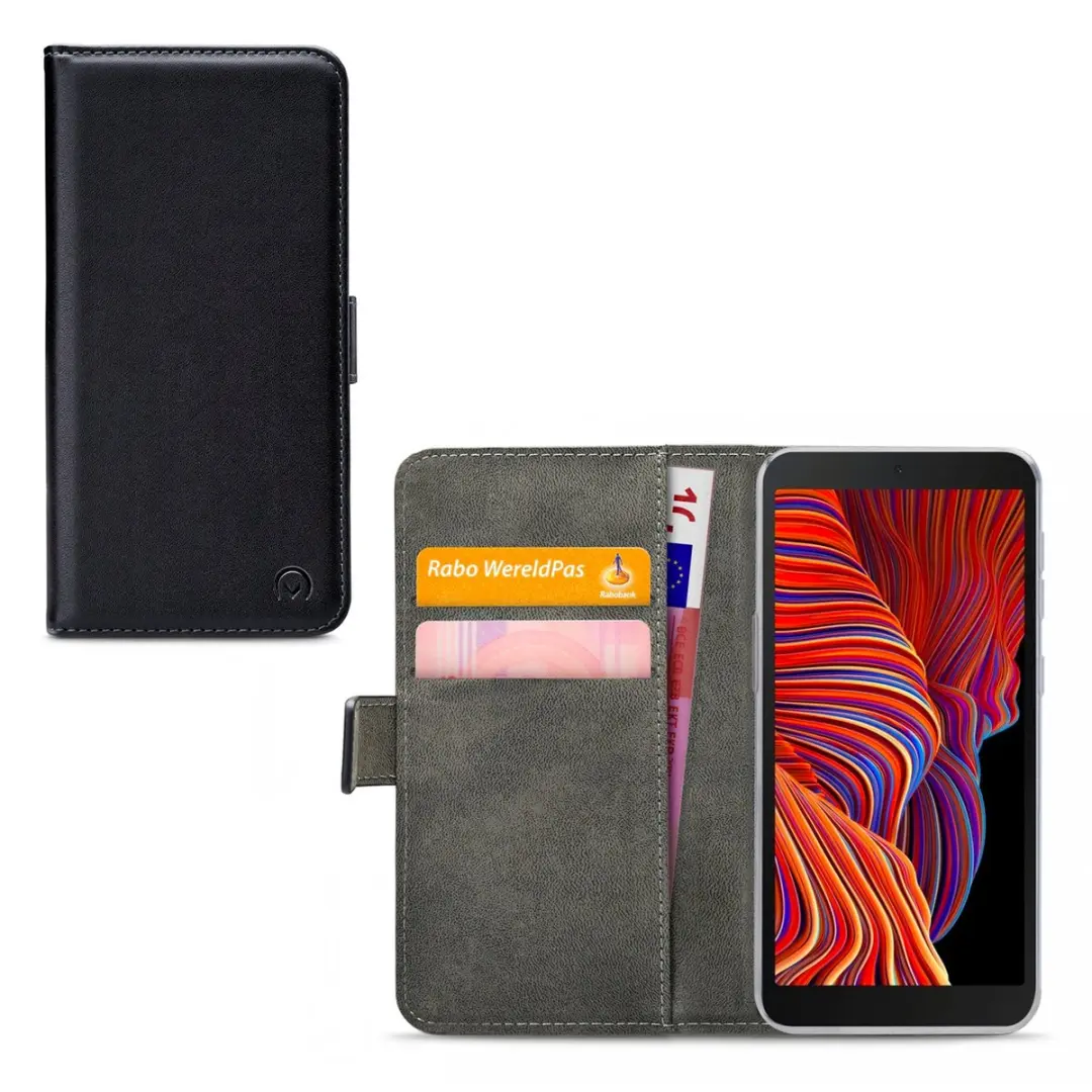 Mobilize Bookcase Hoesje Samsung Galaxy Xcover 5 - 4 Stuks - Zwart