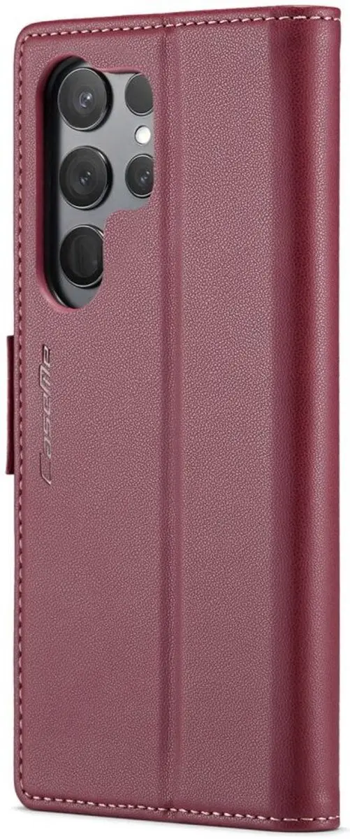 Caseme 023 Hoesje Samsung Galaxy S23 Ultra - Rood - afbeelding 6 van 6