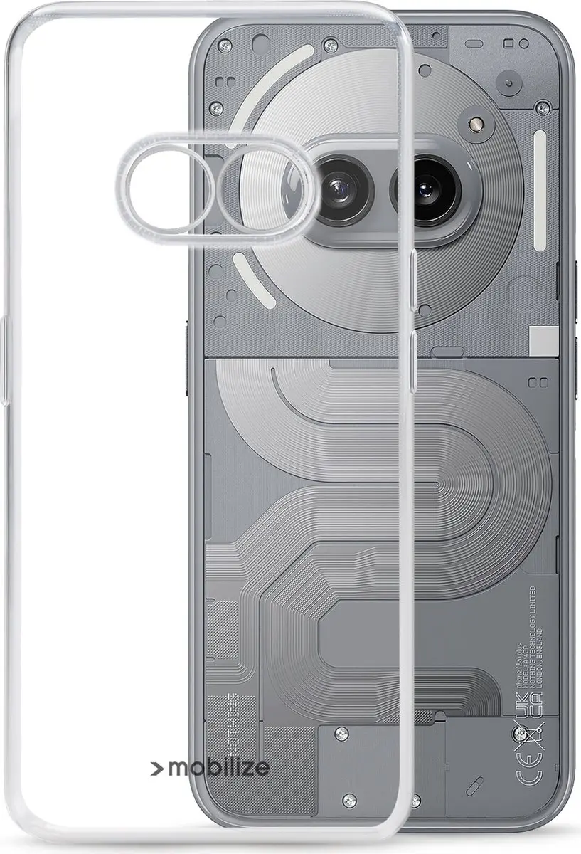 Mobilize Hoesje Nothing Phone (2a) Plus MOB-GCC-PHONE2APLUS - Transparant