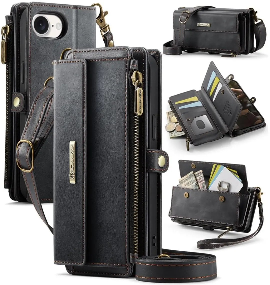 Caseme iPhone 16e Hoesje Portemonnee