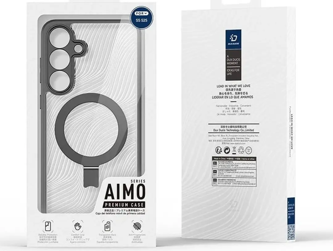 Dux Ducis Aimo Mag Series Telefoonhoesje - Samsung Galaxy S25 - Zwart