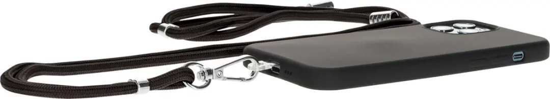 Mobiparts Universeel Telefoonkoord 1.5m - Zwart
