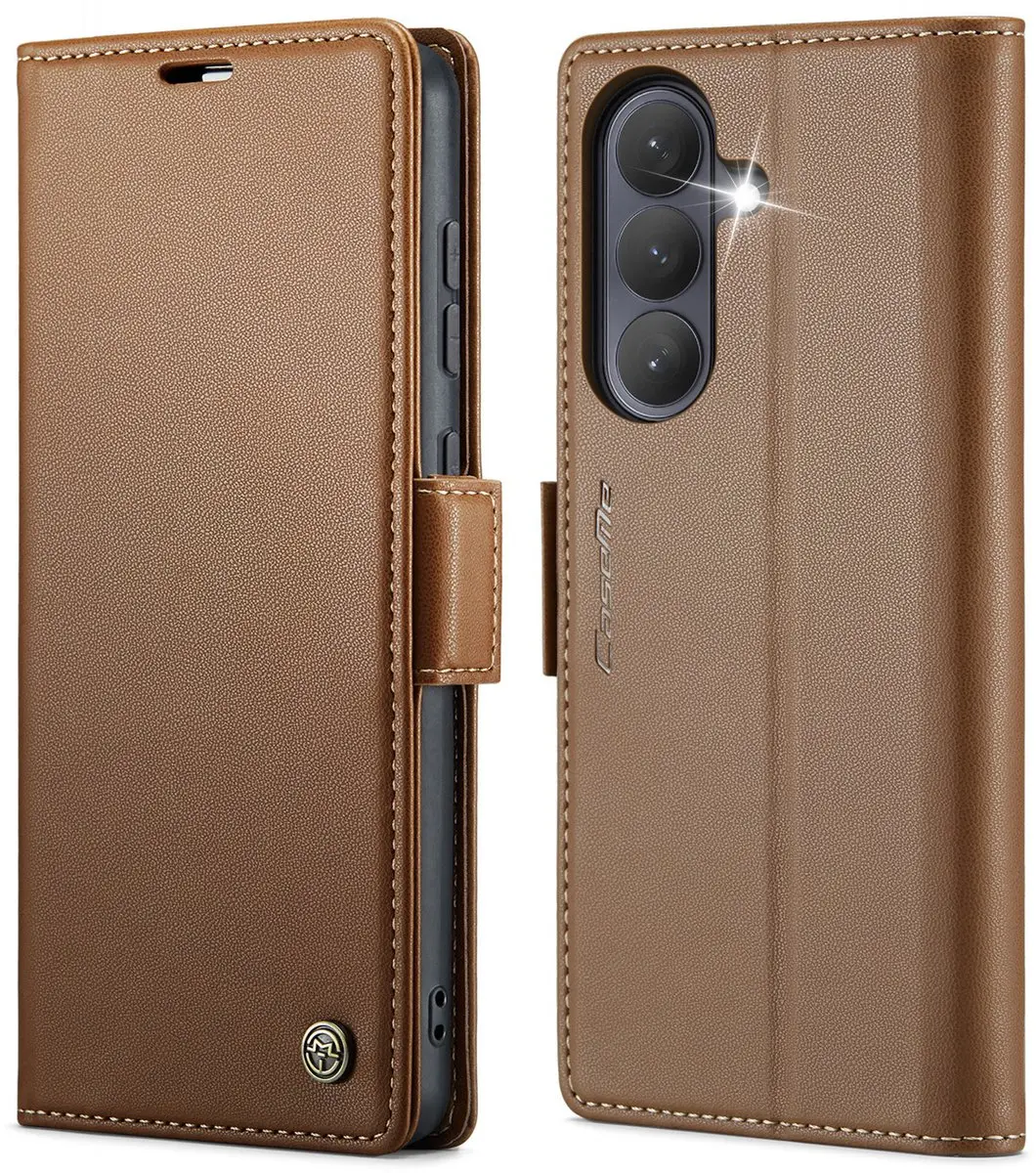 Caseme PU-leer Bookcase Hoes Samsung Galaxy S26 Plus