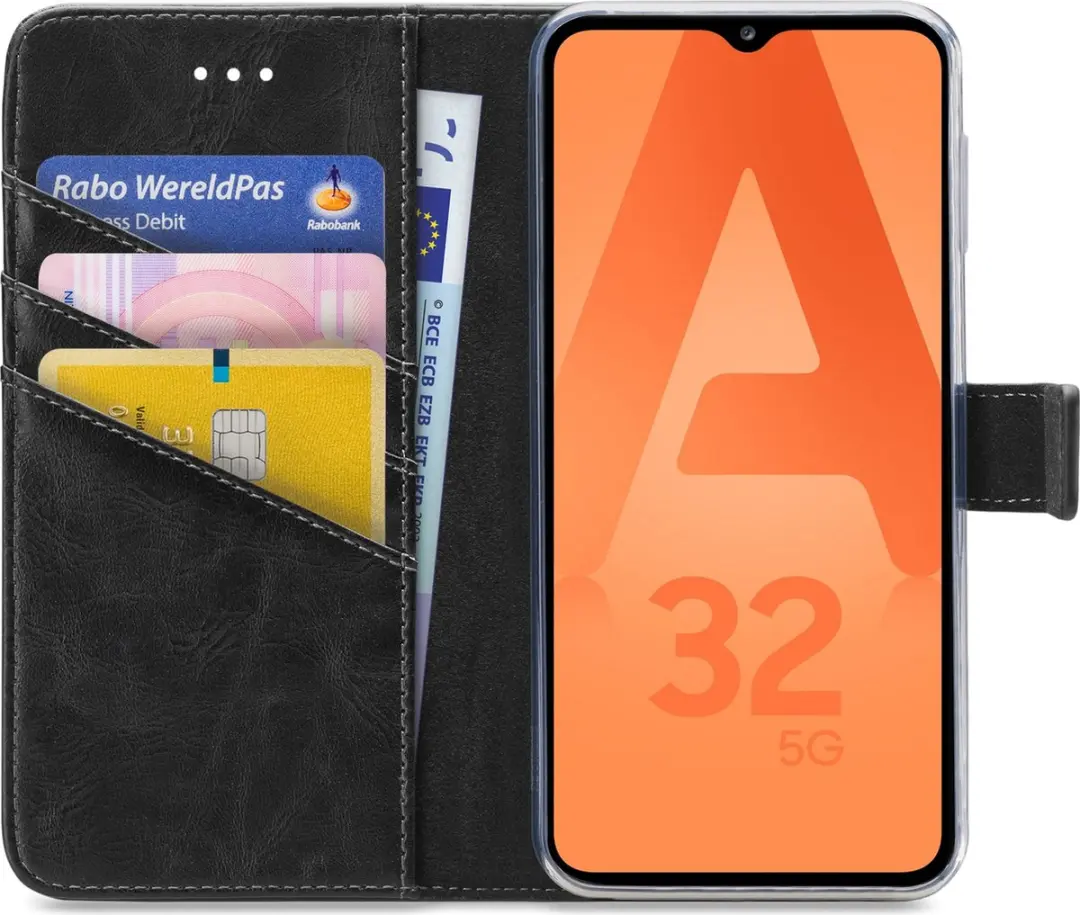 My Style Samsung Galaxy A32 5G Flex Wallet Hoesje - mpn-8718256945304 - Zwart - afbeelding 6 van 6