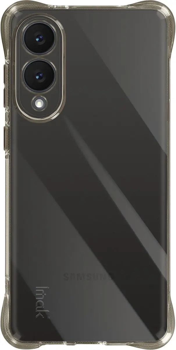 Imak Hoesje BACK-217820 Samsung Galaxy S25 Edge - Transparant zwart
