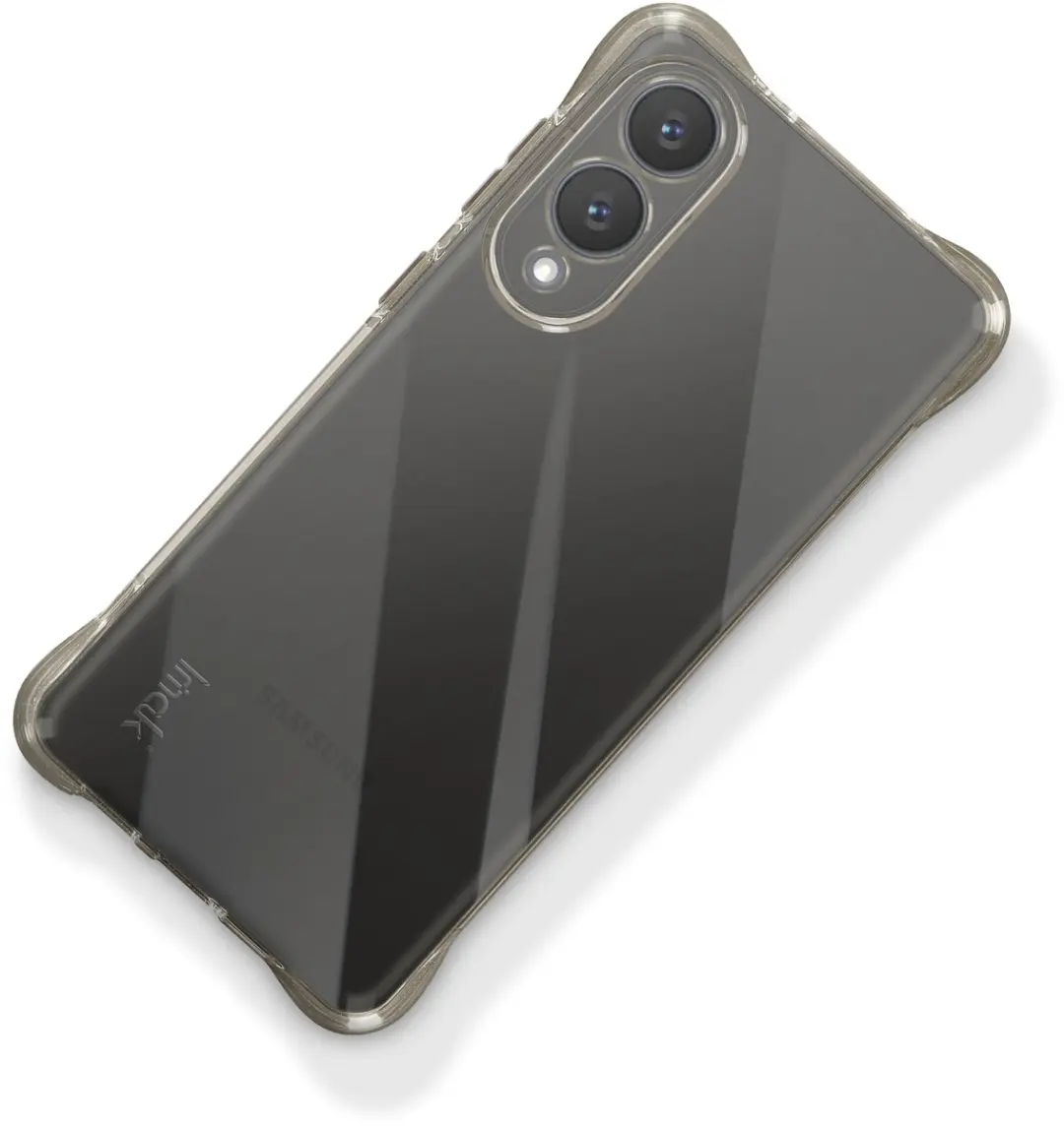 Imak Hoesje BACK-217820 Samsung Galaxy S25 Edge - Transparant zwart