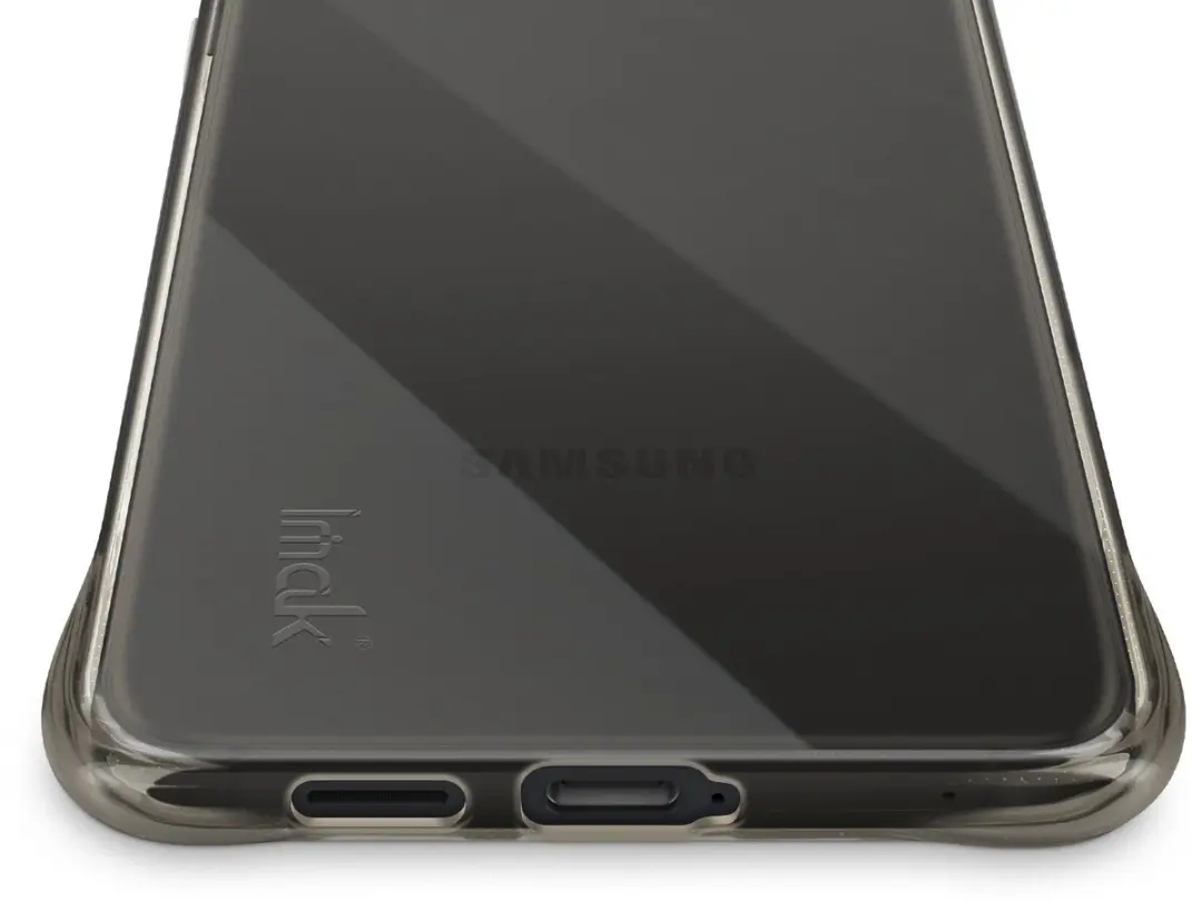 Imak Hoesje BACK-217820 Samsung Galaxy S25 Edge - Transparant zwart