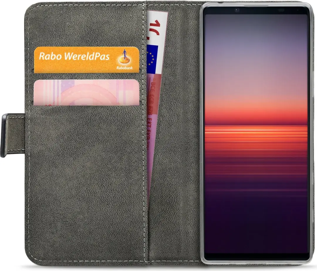 Mobilize Elite Gelly Wallet Book Case Sony Xperia 5 II - Zwart