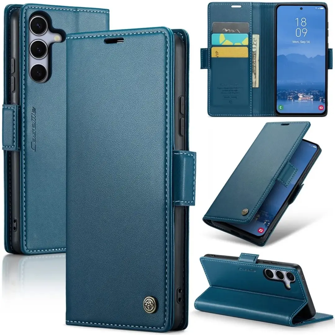 Caseme Litchi Texture Book Wallet Hoesje