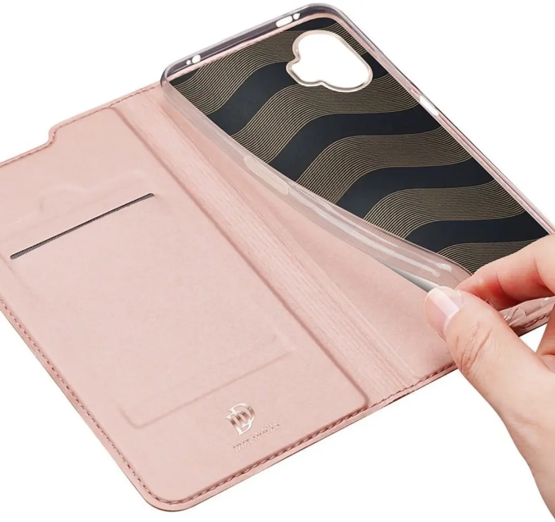 Dux Ducis Skin Pro FOLIO-PRO-RG-G736B Hoesje - Samsung Galaxy Xcover 6 Pro - Roze - afbeelding 6 van 6