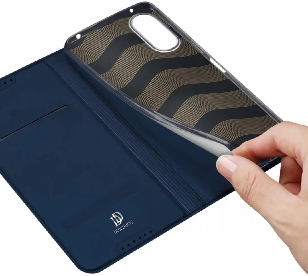 Dux Ducis Telefoonhoesje FOLIO-PRO-BL-XP106 - Sony Xperia 10 VI - Donkerblauw