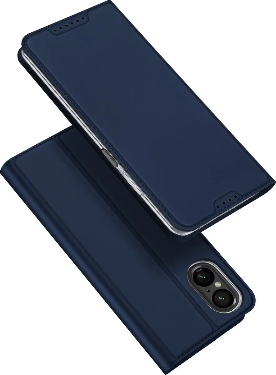 Dux Ducis Telefoonhoesje FOLIO-PRO-BL-XP106 - Sony Xperia 10 VI - Donkerblauw