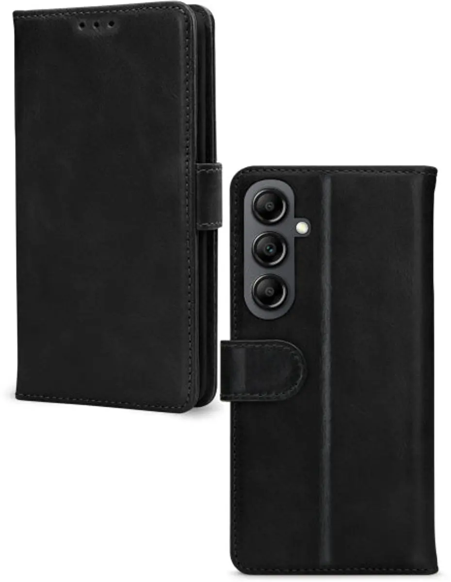 Mobilize Bookcase Hoesje Samsung Galaxy A15 - 4 Pasjes - Zwart