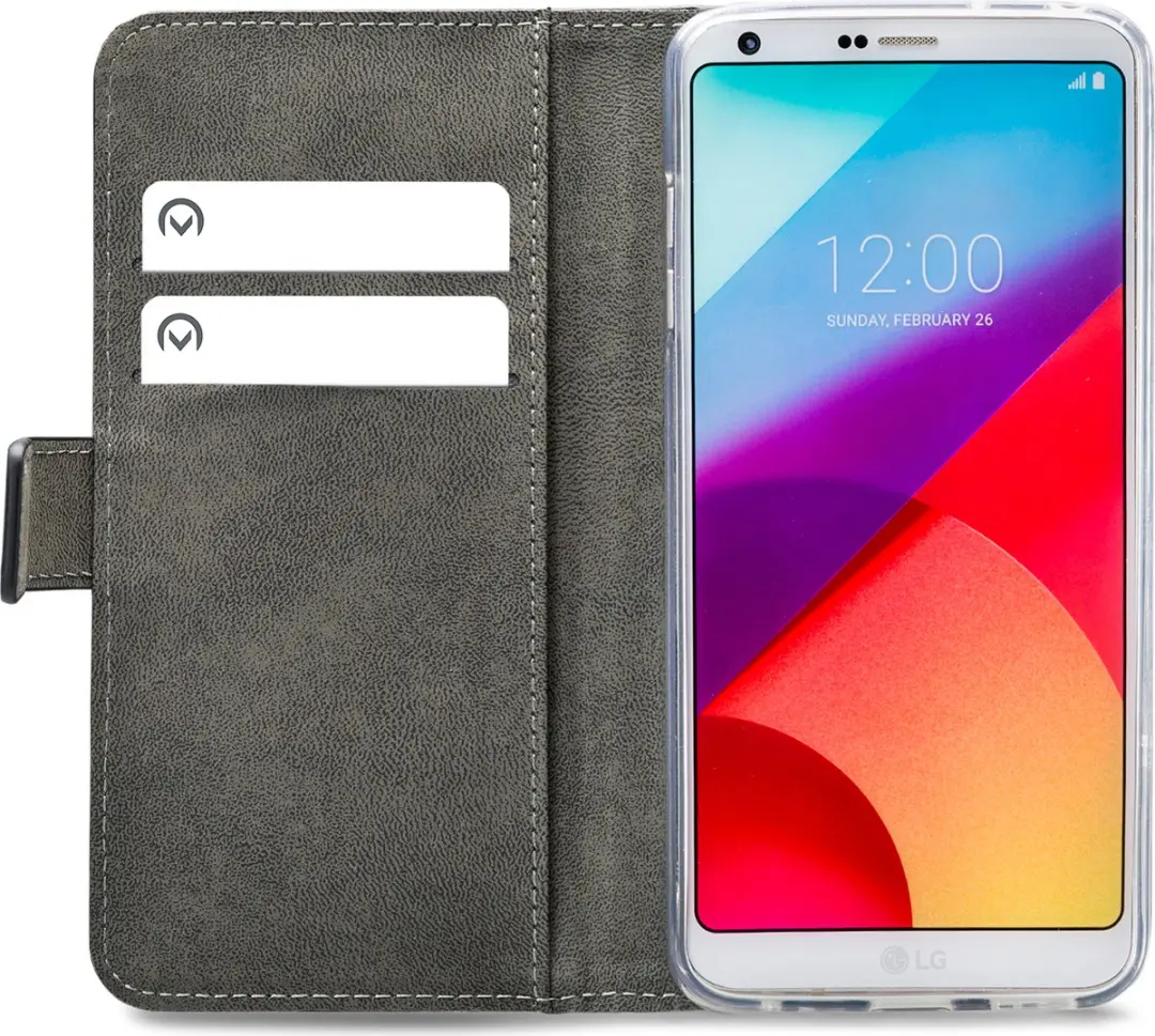 Mobilize Classic Gelly Wallet Bookcase LG G6 - Pasjeshouder Zwart