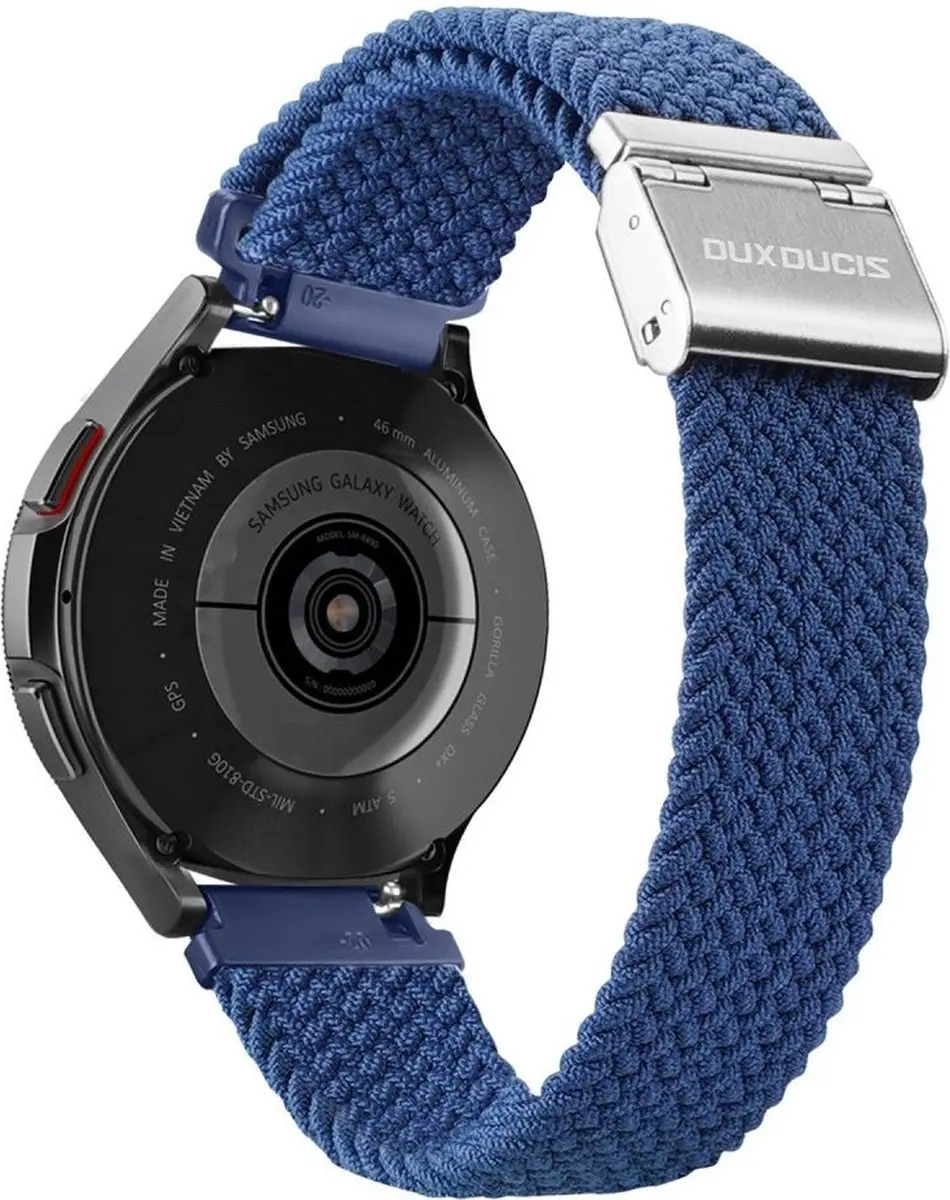 Dux Ducis Smartwatch Band Blauw 20mm