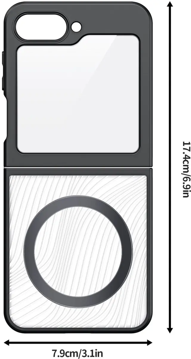 Dux Ducis Aimo Mag Series Hoesje Samsung Galaxy Z Flip 6 - Zwart - afbeelding 6 van 6