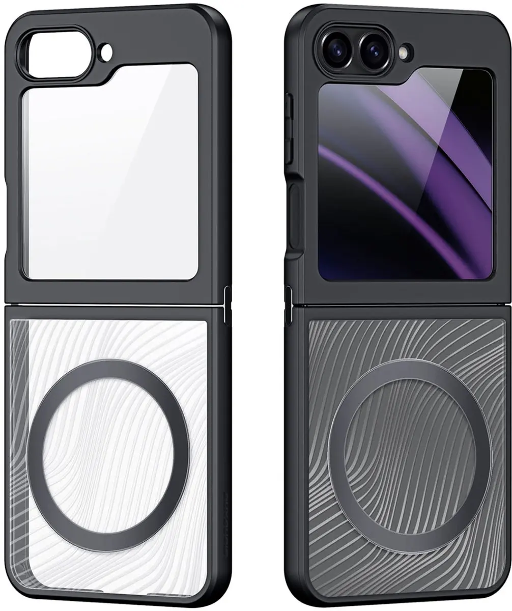 Dux Ducis Aimo Mag Series Hoesje Samsung Galaxy Z Flip 6 - Zwart