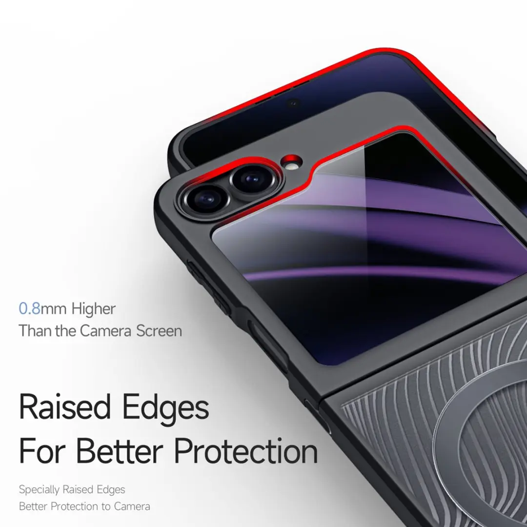 Dux Ducis Aimo Mag Series Hoesje Samsung Galaxy Z Flip 6 - Zwart