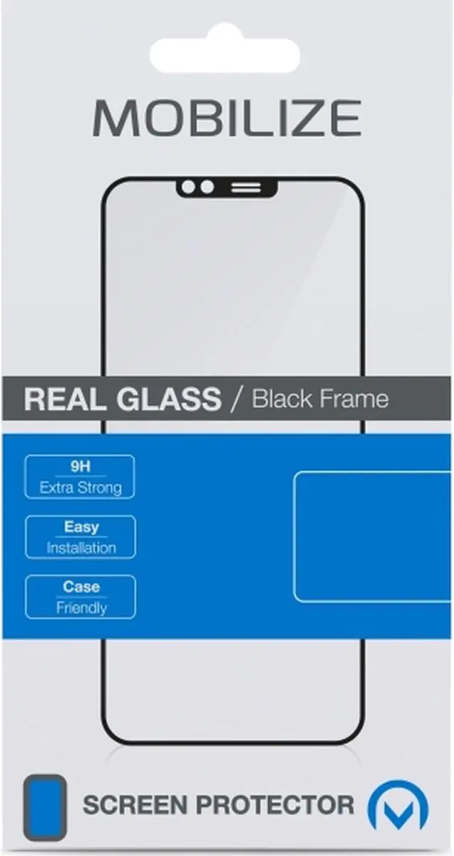 Mobilize Screenprotector Motorola Edge 30 Fusion - Zwart - afbeelding 6 van 6