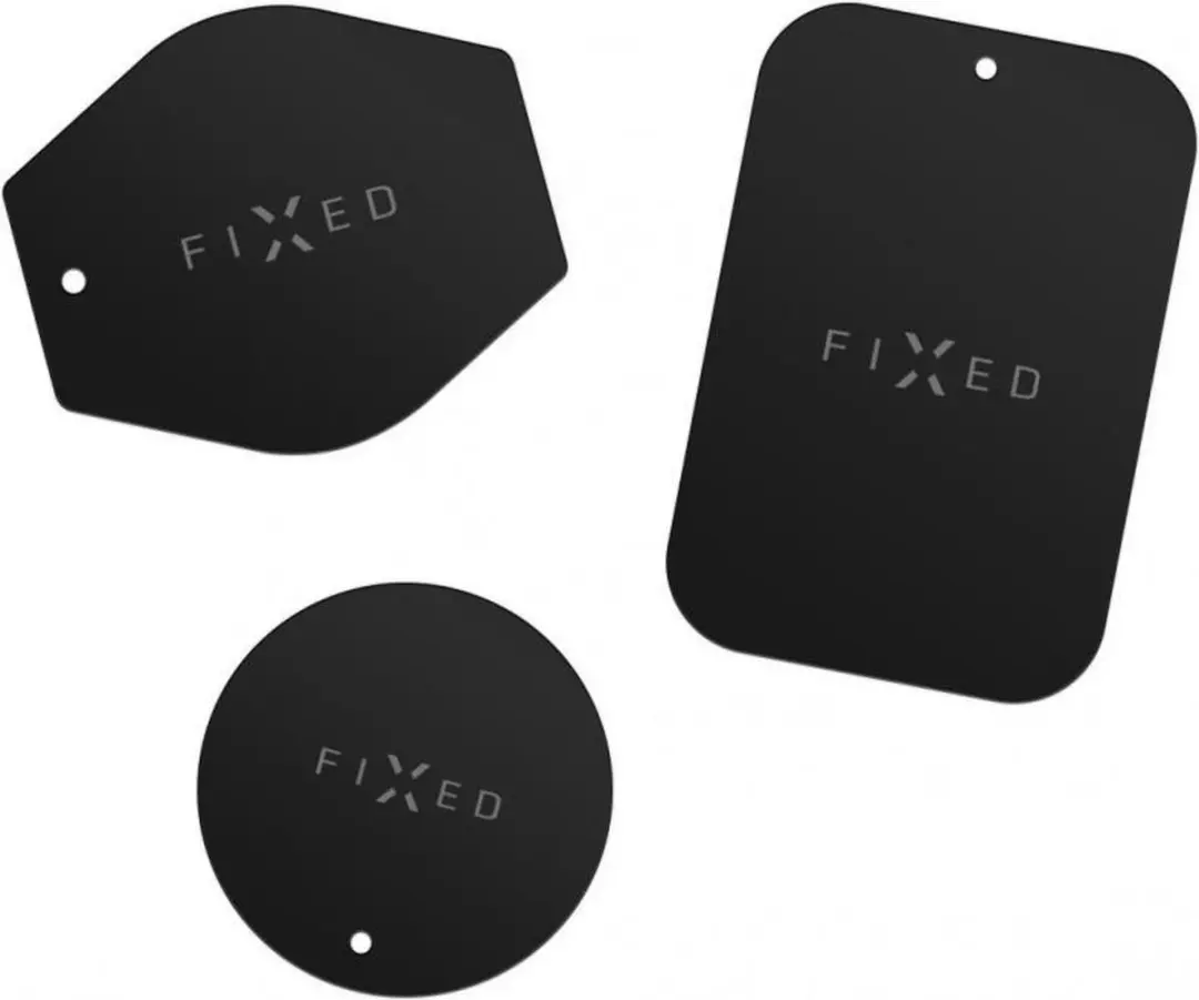 Fixed Icon Plates Reserveplaatjes - 3 Stuks - Zwart