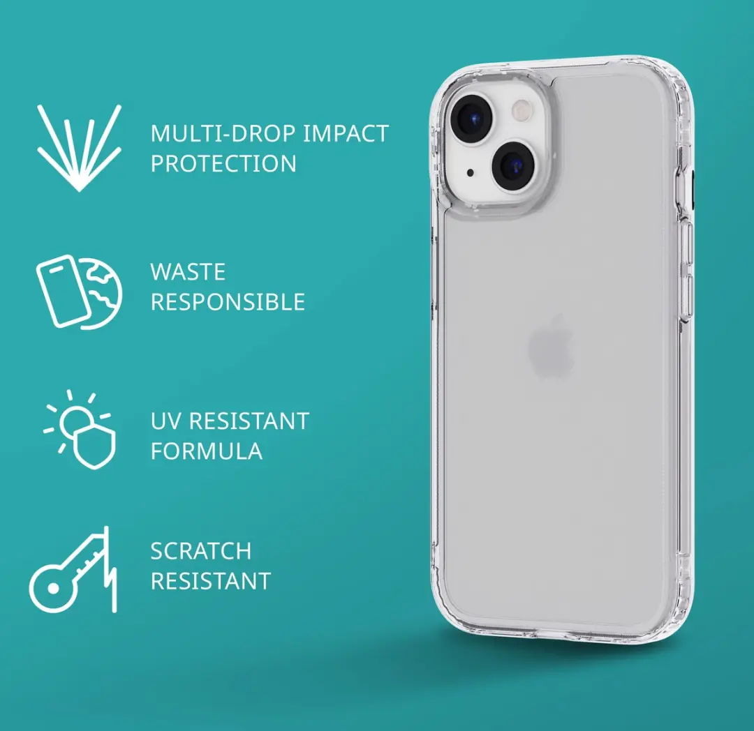 Tech21 Evo Clear iPhone 15/16e Hoesje - T21-10258