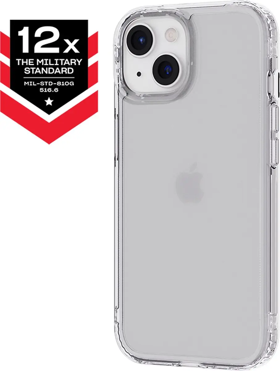 Tech21 Evo Clear iPhone 15/16e Hoesje