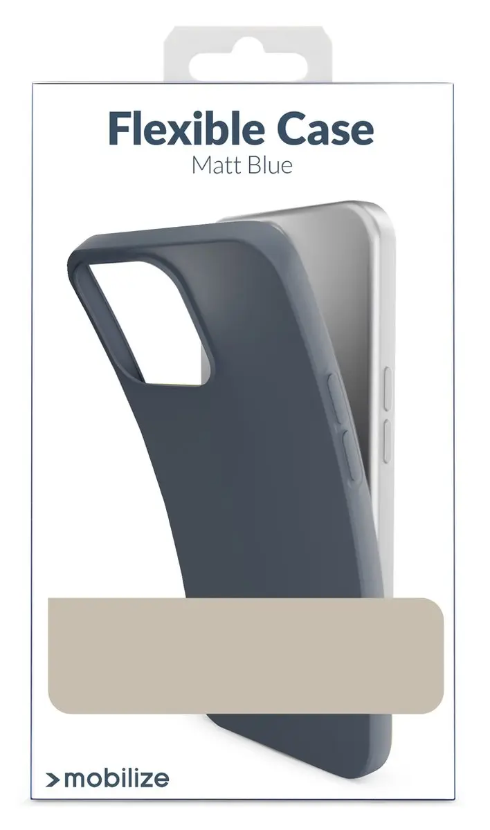 Mobilize iPhone 14 Plus Hoesje Blauw - TPU Backcover MOB-RGCMBL-IPH14MAX
