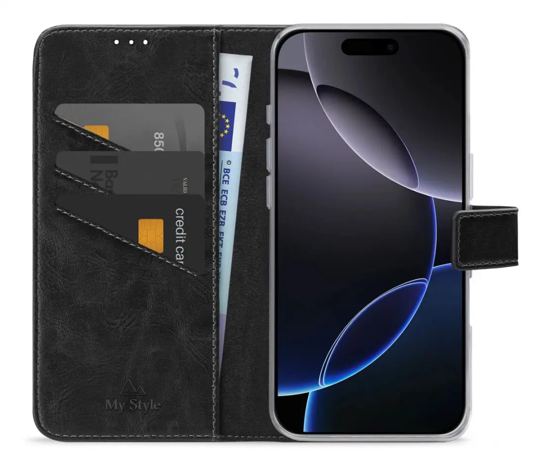 My Style MSFWLT1608 Telefoonhoesje iPhone 16 Pro Max - Zwart
