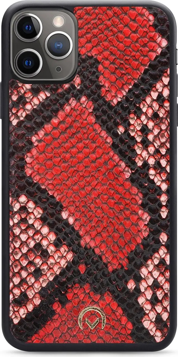 Mobilize Velvet Clutch iPhone 11 Pro - Rood - 4 Pasjes
