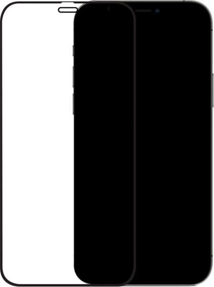 Mobilize iPhone 12 Pro Max Screenprotector - Case Friendly - Zwart - afbeelding 6 van 6